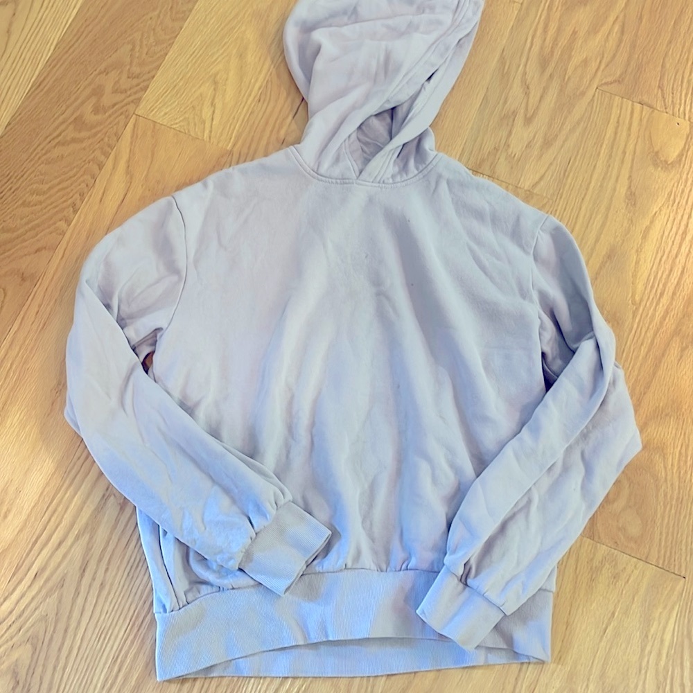 H&M basics lilac hoodie